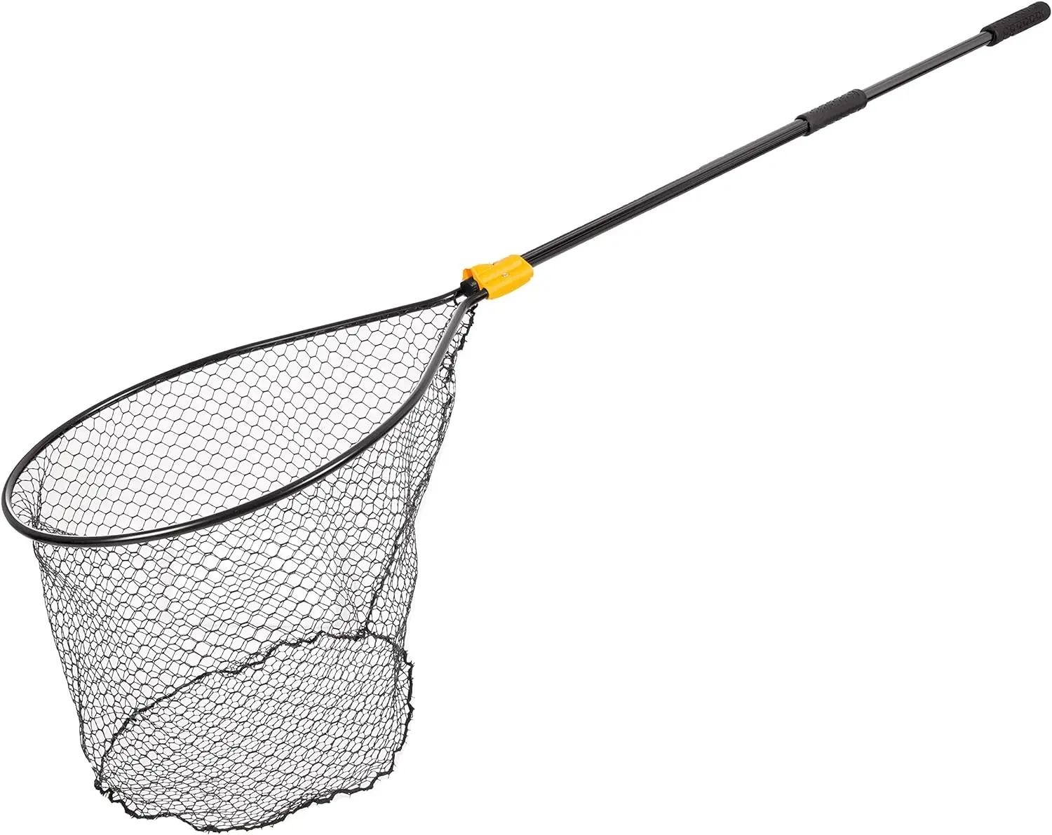 

Telescoping Handle Net | Teardrop Hoop Size 20" X 23" | Telescoping Handle 35-60" | Netting Tangle-Free Micromesh