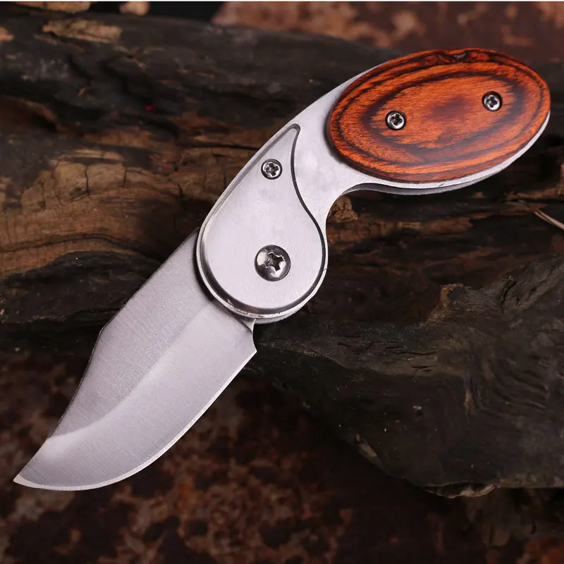 

New 440C Stainless Steel Cavalry Tactical Fighting Folding Blade Sharp Hunting Carnivorous Knife Adventure Survival Pocket Knife