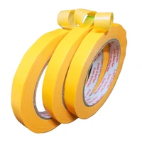 automotive car high temperature 244 tapeautomotive yellow 5mm brown paper cheap cinta masking tape