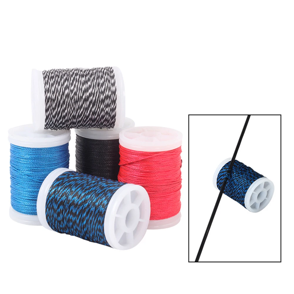 

Bowstring String Protector Line Cord 120m/Rol 34 Pounds 400D/3/0.020 Archery DIY Serving Spool Bow Thread Druable