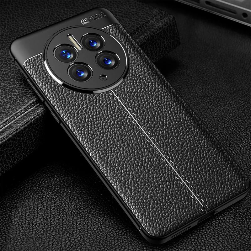 For Cover Huawei Mate 50 Pro Case For Huawei Mate 50 Pro Capa Shockproof Bumper Soft TPU Leather Cover For Fundas Mate 50 Pro