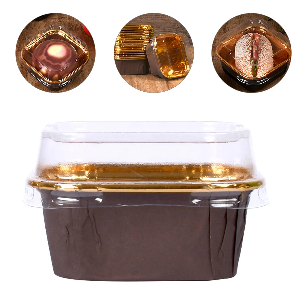 

50 Pcs Cheesecake Pans Cupcake Foil Liners Ramekins Muffin Cups Creme Brulee Liners Dessert Baking Cups Holder