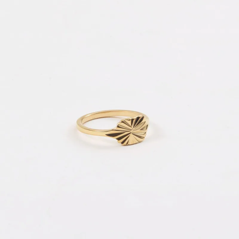 

Stainless Steel Irregular Rings Minimalist Design Gifts For Women Trendy Gothic 2021 Trends Gilded Gold Accessories Jewellery