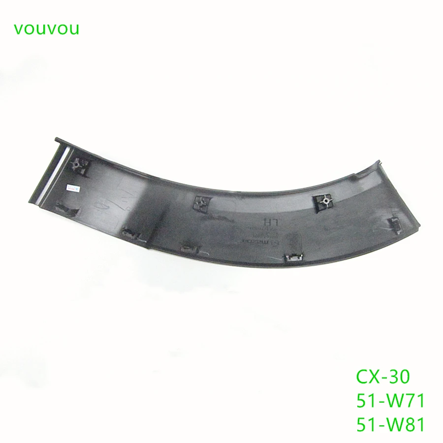 

Car accessories DFR5-51-W81 front bumper wheel over fender lower eyebrow wheel apron panels for Mazda CX-30 2019-2022 DM