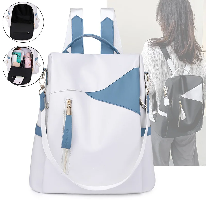 

Female Ladies Shoulder Bag Girl Purse New 2022 Designer Fashion Women Leather Backpack Soft Touch Multi-Function Small Backpack