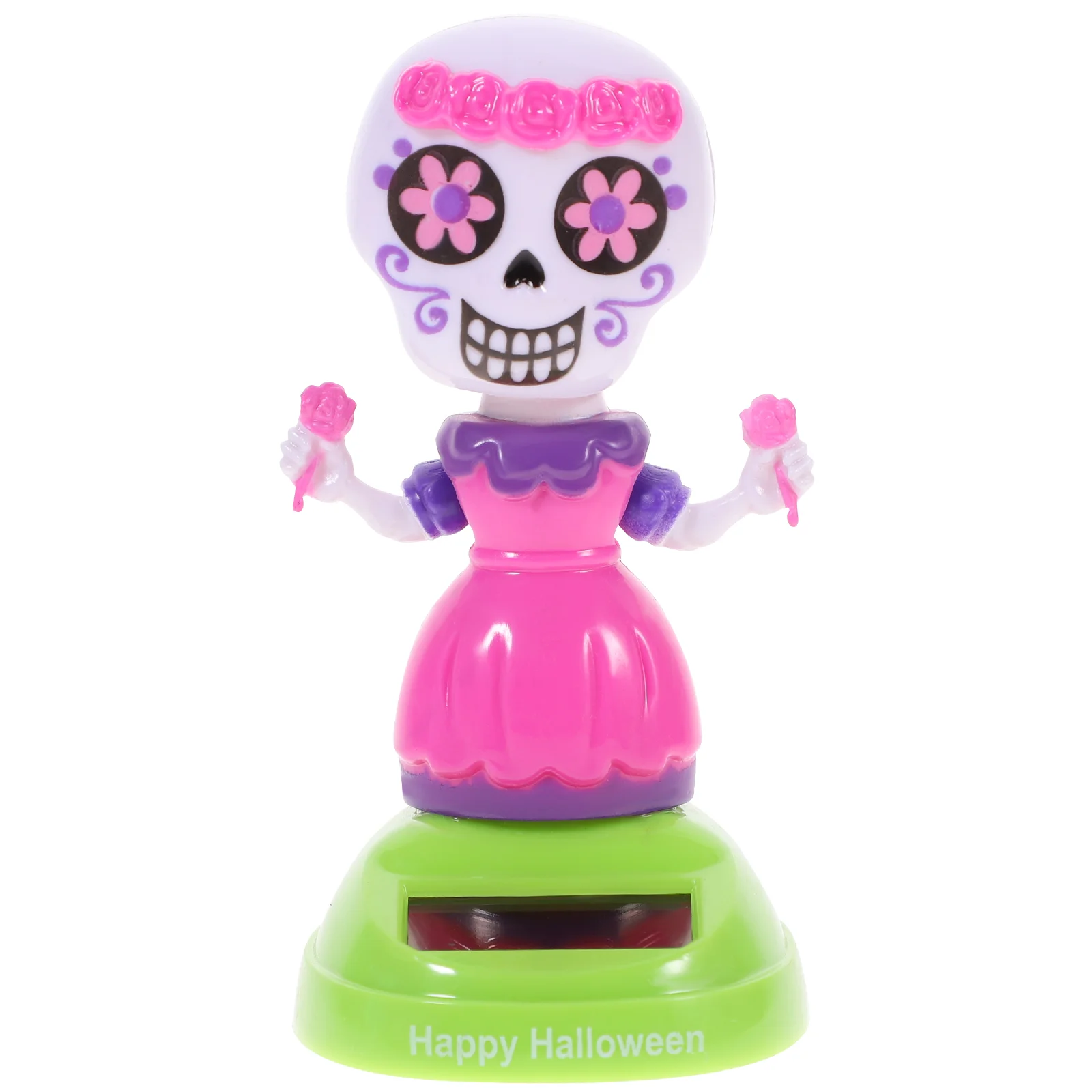 

Car Solar Halloween Dancing Toy Shaking Ornament Dashboard Powered Head Toys Figures Ghost Interior Decor Cartoon Figure Day