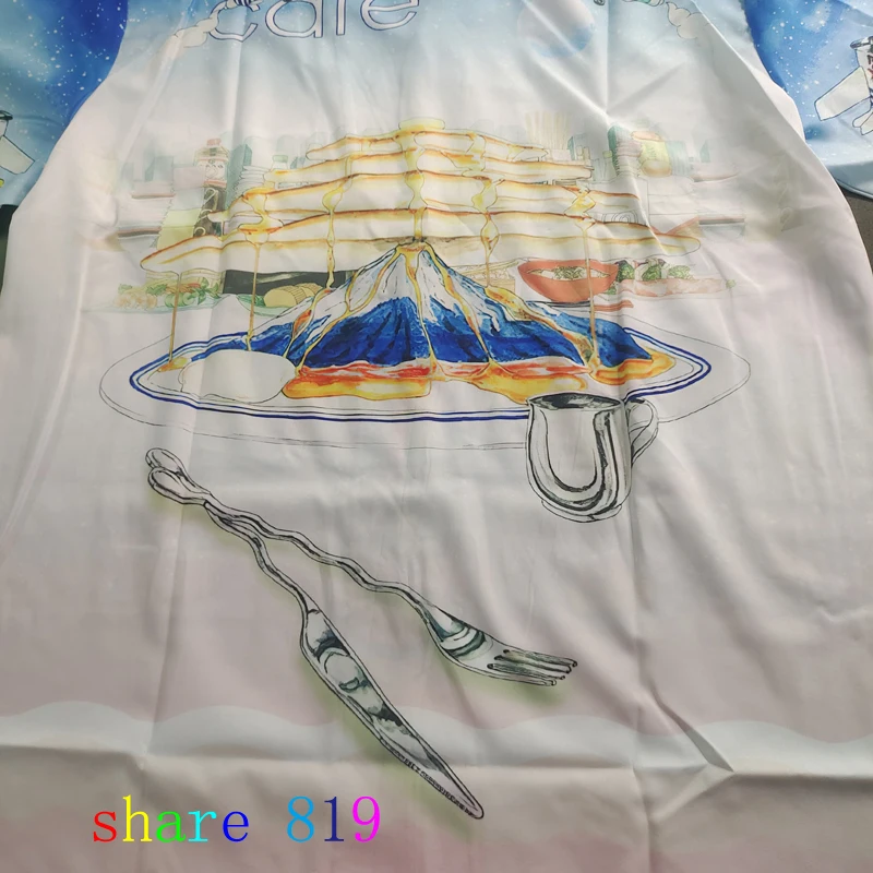 CAFE CASA Snowy Mountain Aircraft Cuisine Print Casablanca Short Set Men Women Hawaii Beach Holiday Short Sleeve Suitt