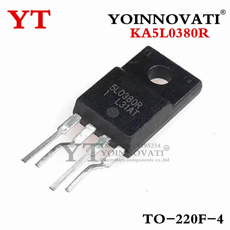 

50pcs/lot 5L0380R KA5L0380R IC FPS PWR SWITCH SMPS TO-220F-4 5L0380 ic Best quality