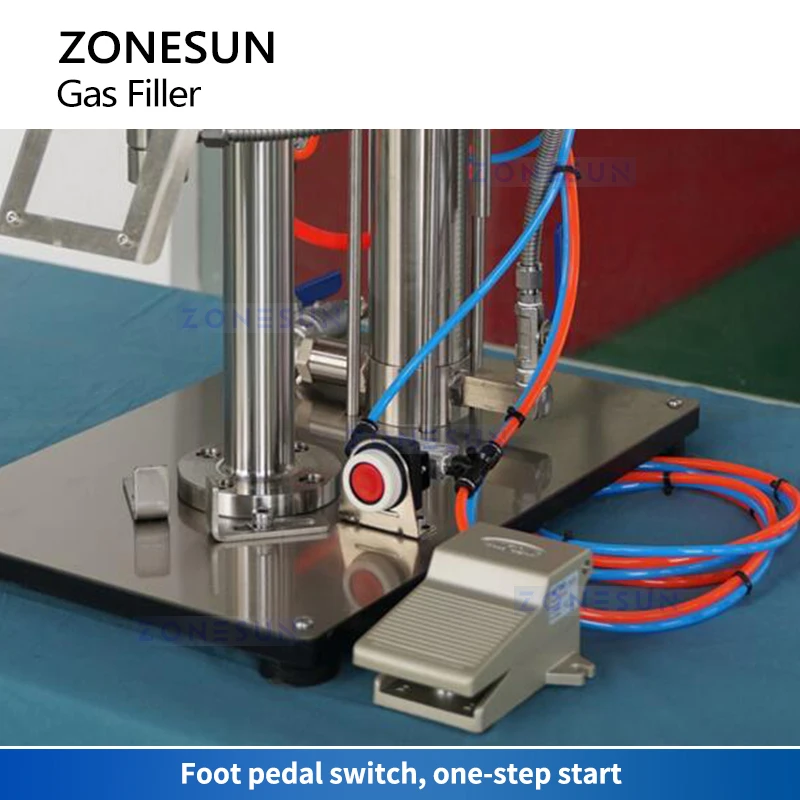 Zonesun машина для наполнения аэрозольным газом аэрозольный баллончик газовый