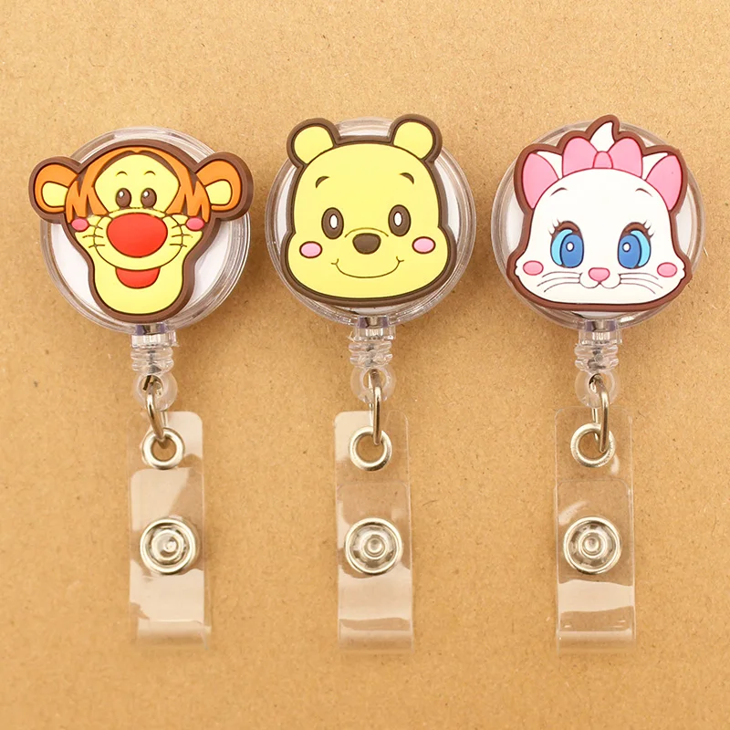 

Disney Cartoons Mickey Minnie Tigger Style Scalable Badge Reel Holder Nurse Doctor Student Name Tag And Id Holde Accessories