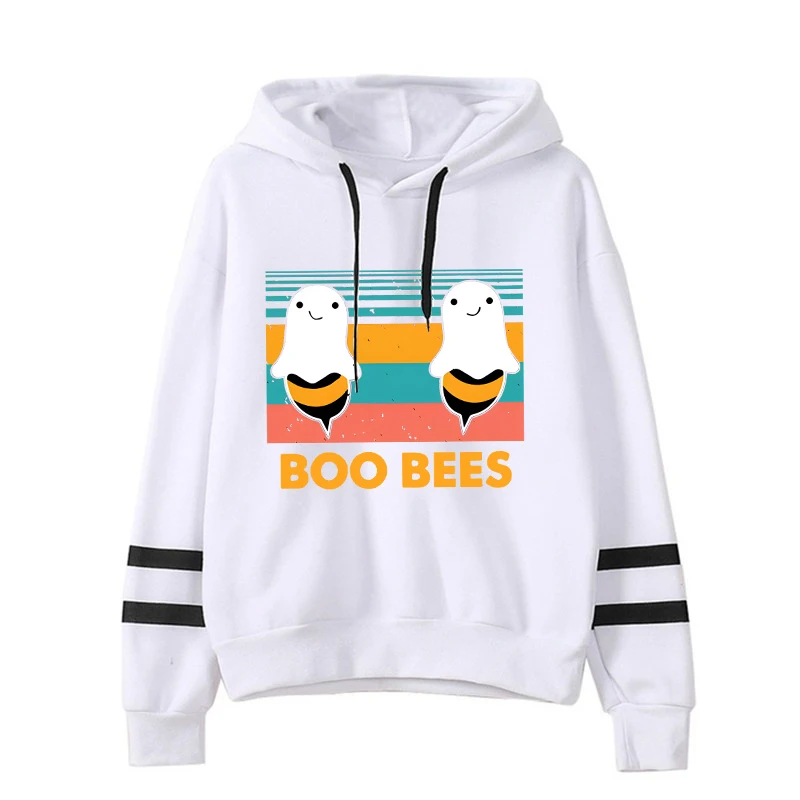 Модные толстовки унисекс с капюшоном Boo Bees рубашки уличная одежда Повседневный