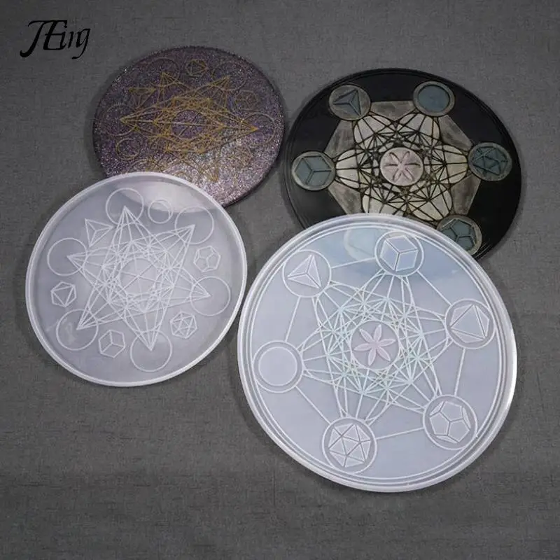 

1pcs Crystal Epoxy Epoxy Mold Constellation Compass Tarot Divination Silicone Mold For Resin