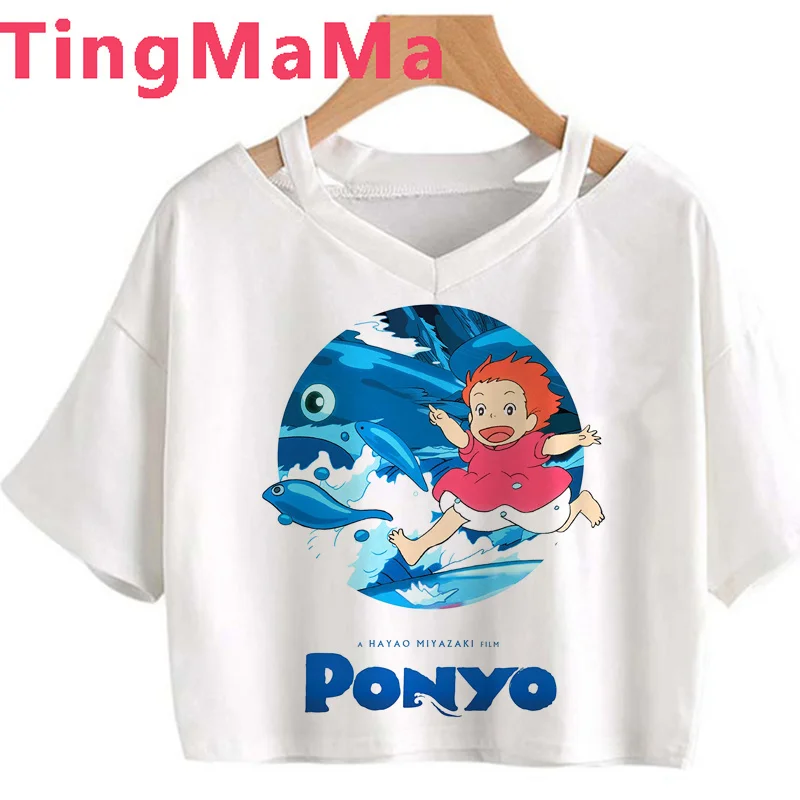 

Женская футболка-понё с изображением персонажа из мультфильма «Тоторо Миядзаки Хаяо»