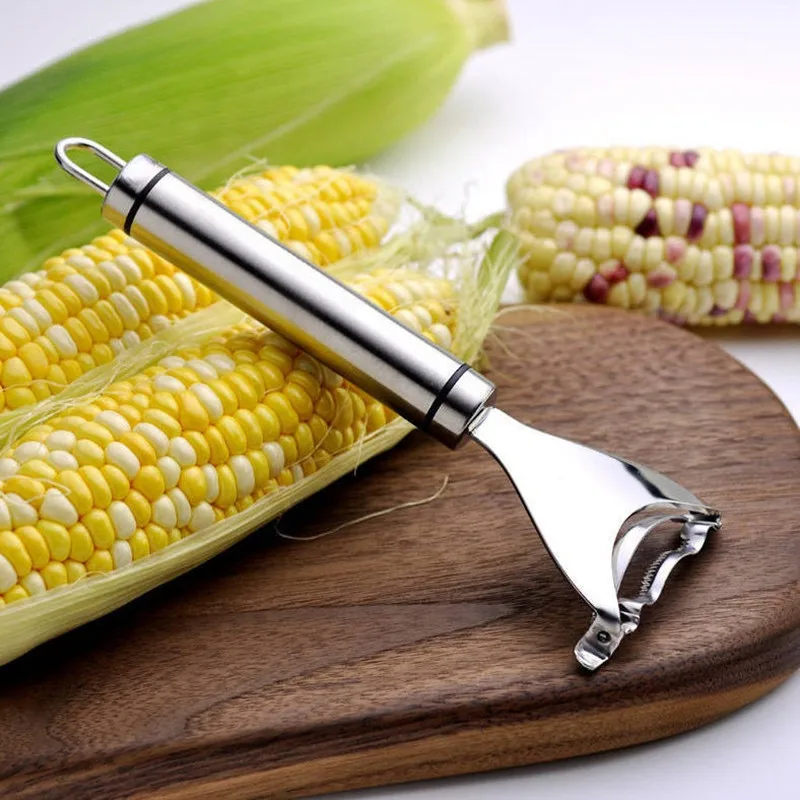 

Stainless Steel Corn Planer Peeling Corn Artifact Fruit & Vegetable Tools Thresher Corn Kernel Separator Peeler Kitchen Gadget