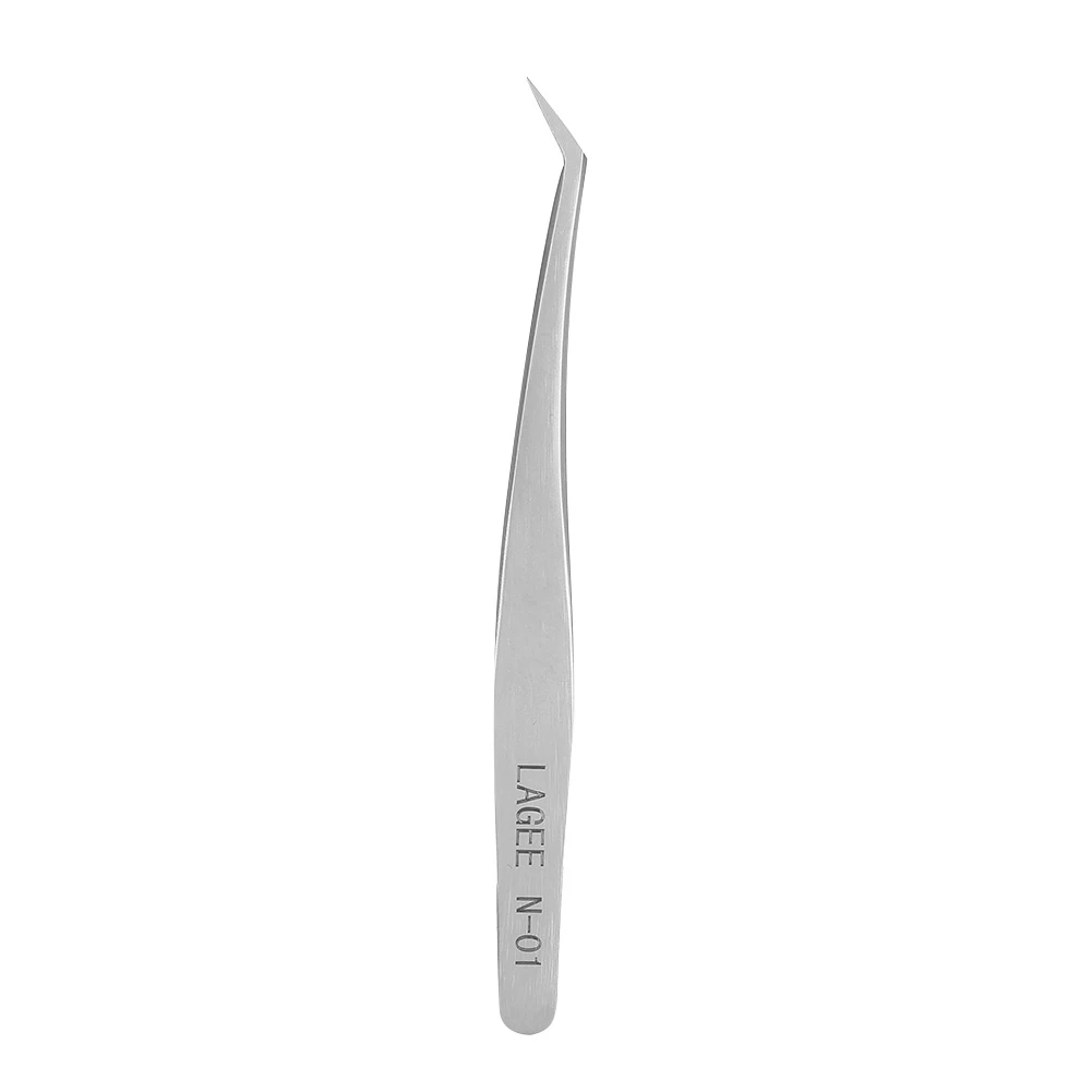 

Stainless Steel Eyelash Extension Tweezers False Fake Eyelashes Grafting Tweezers N-01