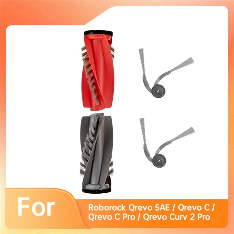 Фото 【A88X】Запчасти для робота-пылесоса Roborock Qrevo 5AE / Qrevo C / Qrevo C Pro / Qrevo Curv 2 Pro: боковая щетка, основная щетка №4