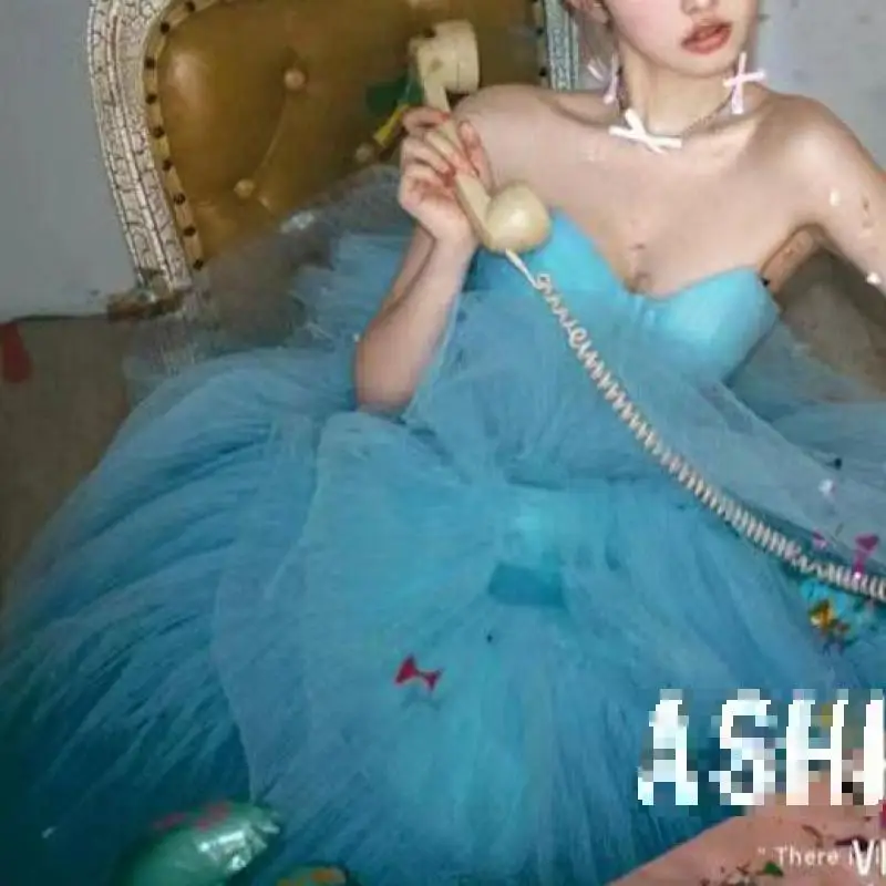 Синие свадебные платья по индивидуальному заказу классическое сексуальное