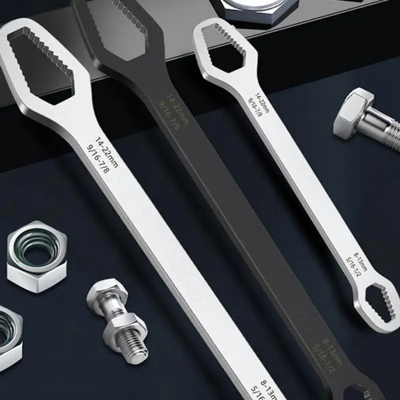 

Универсальный ключ Torx 3-17 мм, 8-22 мм, толщина 5 мм, самозатягивающийся регулируемый гаечный ключ, двухсторонний ключ Torx, ручные инструменты