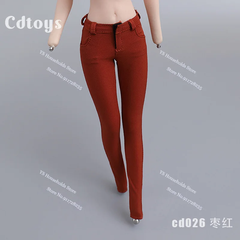 Cdtoys Cd026 1/6 женский солдат узкие брюки-карандаш одежда нижние брюки аксессуар для 12