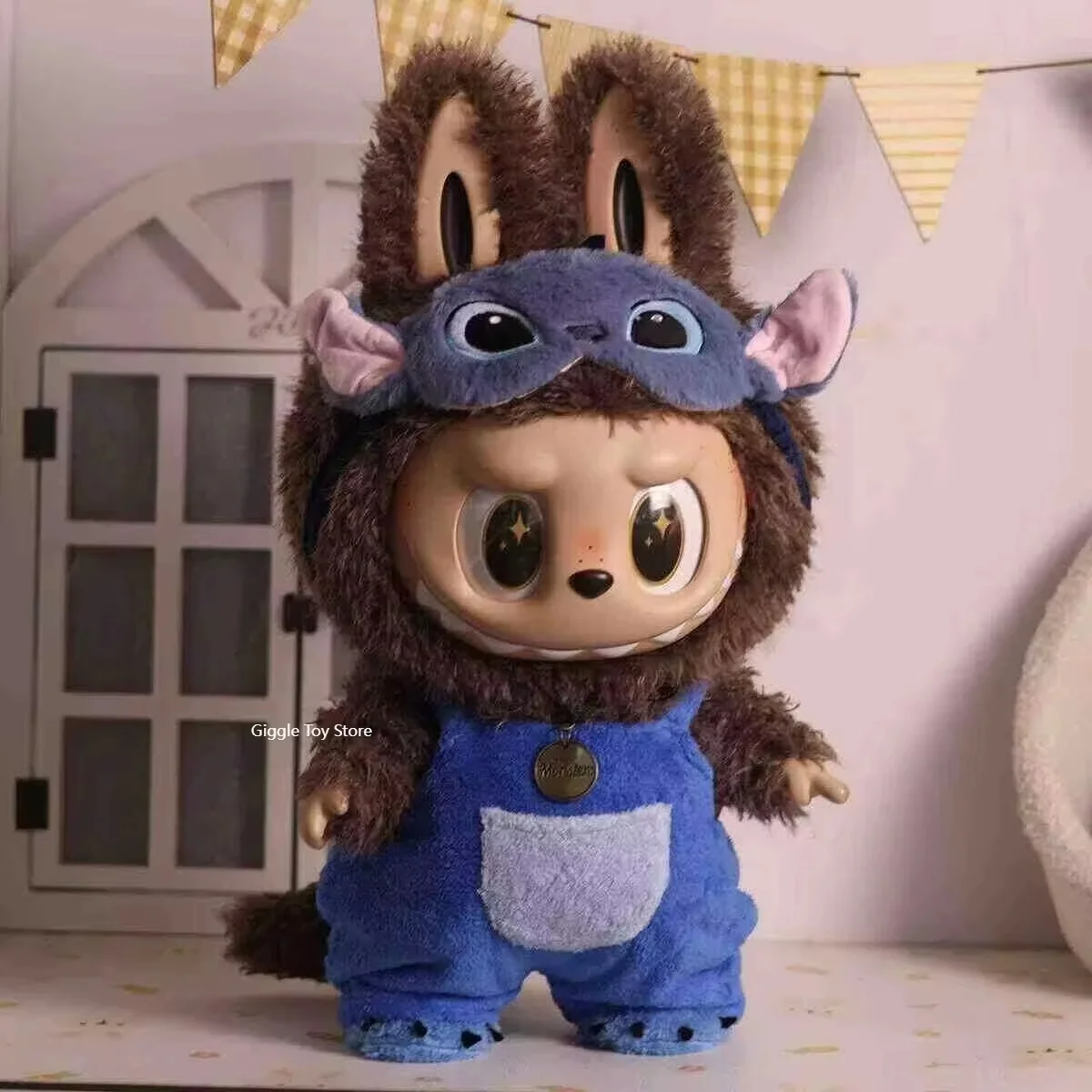 Оригинальная милая одежда Zimomo из ткани Labubu 58 см красивые брюки с крутым ремешком