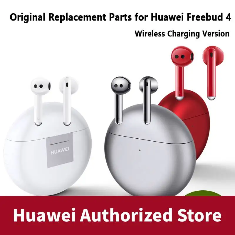 

Оригинальные запасные части для Huawei Freebuds 4, одиночные левые и правые наушники или аксессуары для корпуса Chrging, беспроводные Bluetooth наушники