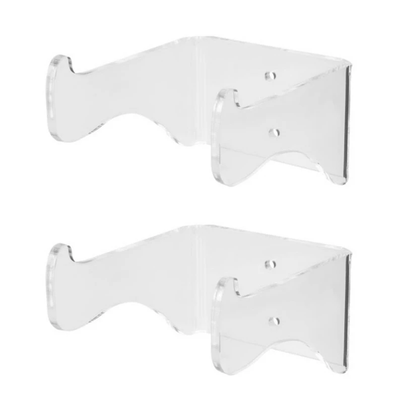 

2 Pack Guitar Wall Hanger Transparent Durable Clear Acrylic Wall Mount Rack For Guitar Violin