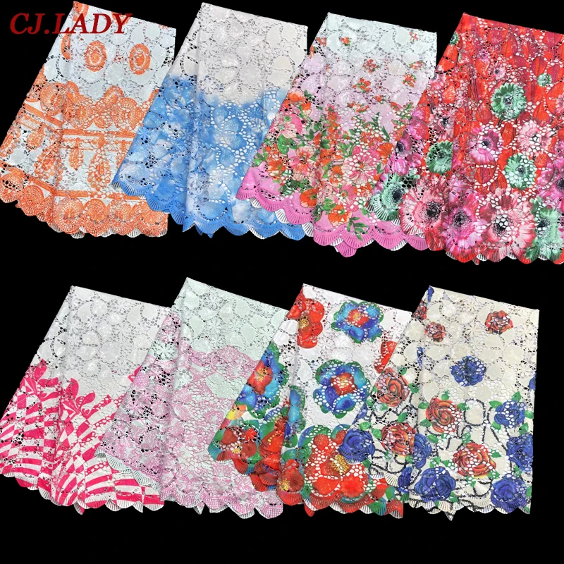 Новый Белый водорастворимый гипюр французская кружевная ткань 2022