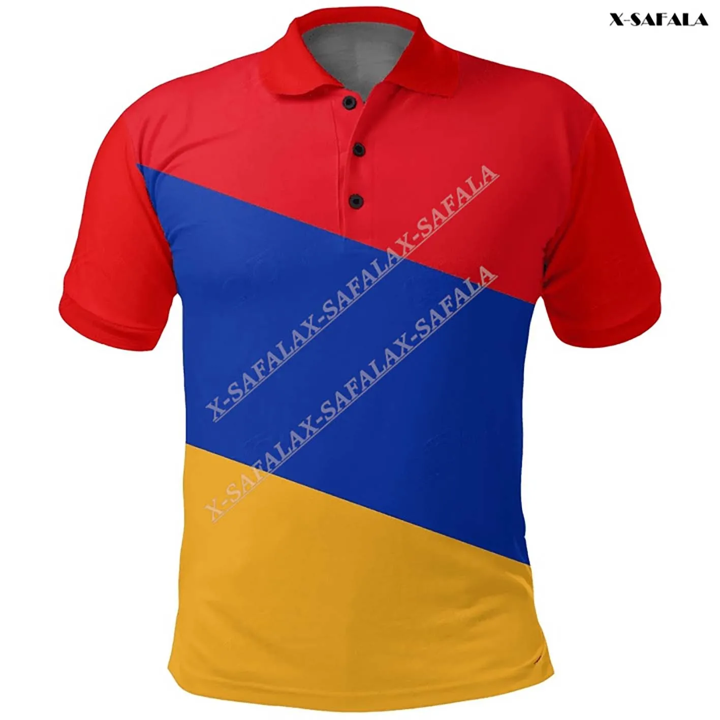 

Armenia Flag Coat Of Arms 3D Print Men‘s Ventilat Polo Shirt Collar Short Sleeve Street Wear Casual Tee Tops Shirt
