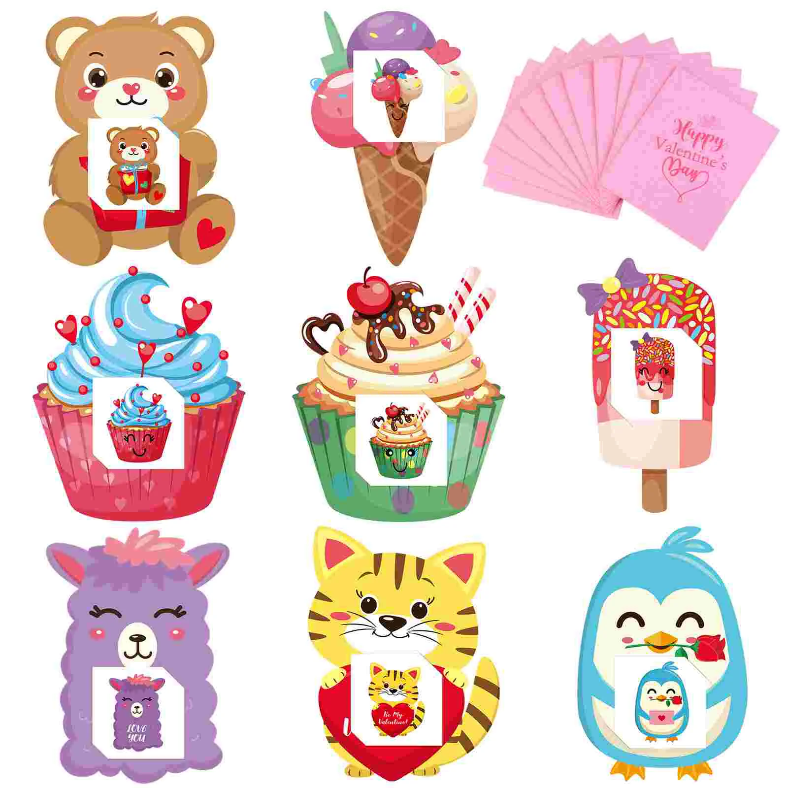 

32 Valentines Cards Sets Classroom Valentines Cards Kids Valentines Cards Valentines Day Cards for Friends