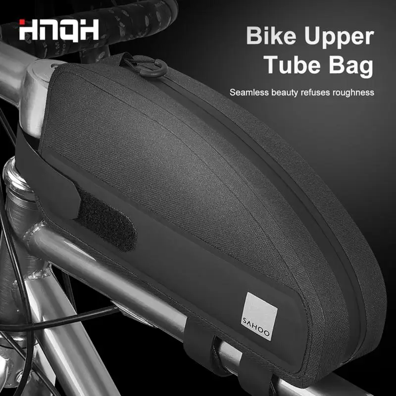 

HNQH Cycling Bike Bicycle Top Front Tube Bag Waterproof Frame Bag Big Capacity MTB Bicycle Pannier Case Bike Bicycle Accessories