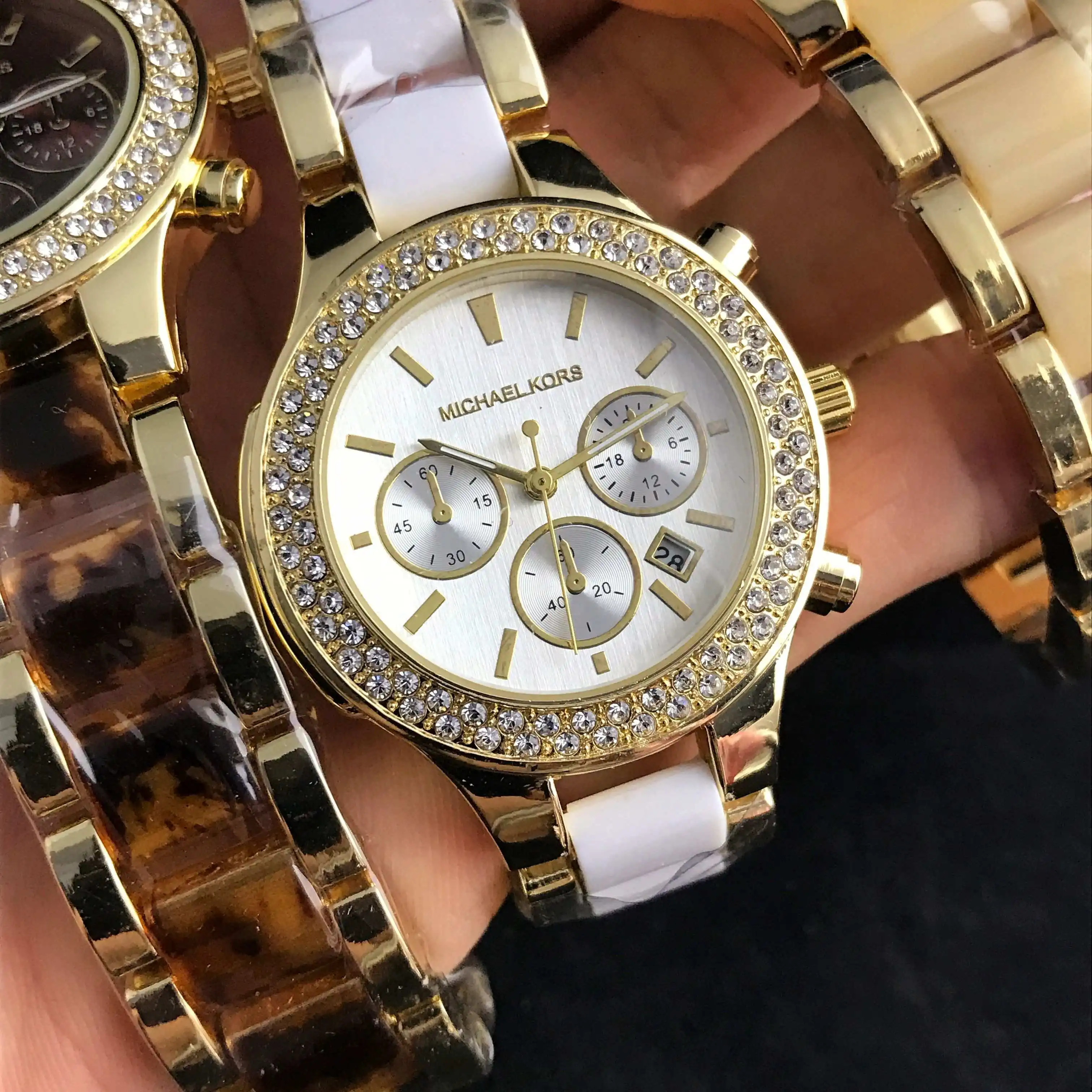 Фото Часы Michael Kors: роскошные женские кварцевые часы, повседневный модный дизайн, деловой стиль, многофункциональный таймер, подарок для девушки №3