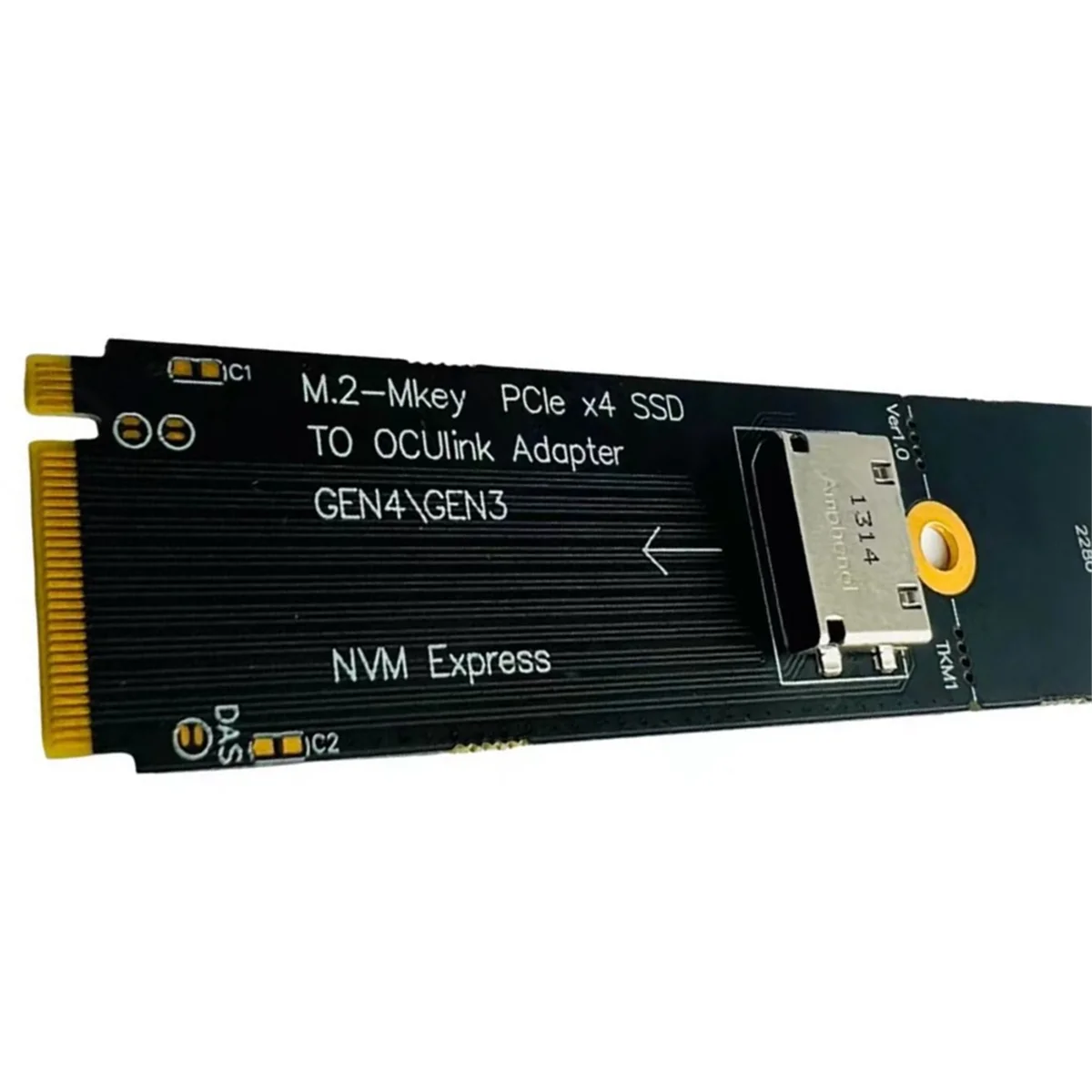 M.2 M-Key PCIe X4 SSD к U.2 OCUlink SFF-8612 адаптер Gen4/Gen3 для 2 5 дюймового NVME U.2(SFF 8639)SSD PCI-E NGFF карта