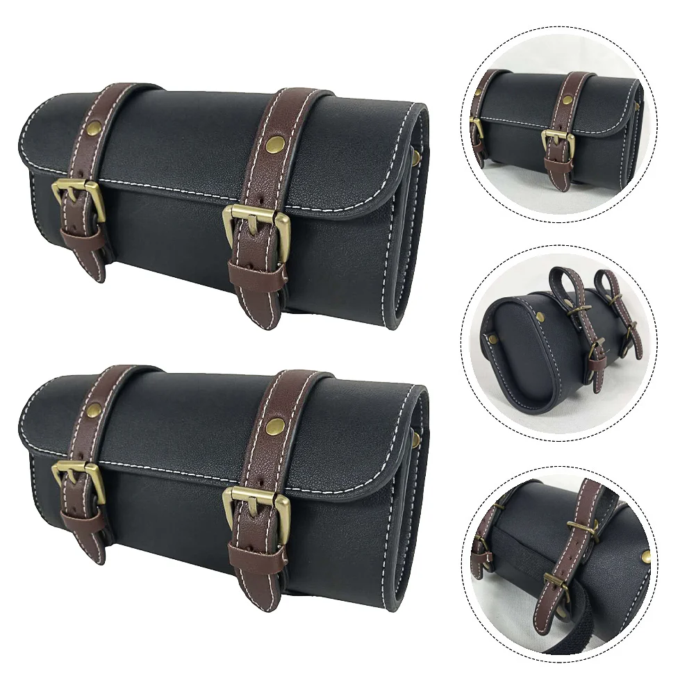 

1 Pc Motorcycle Bag Motorcycle Side Pouch Car Lazyback Pouch (Adjustable Buckle)