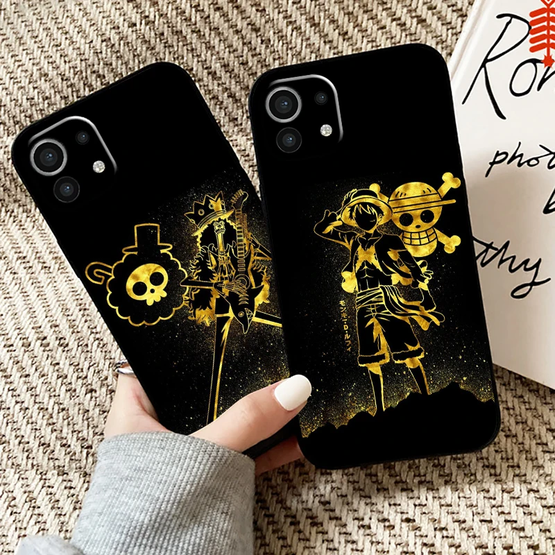 

Anime One Piece Dragon Ball Phone Case For Xiaomi Mi 11 Mi 11 Lite For Xiaomi 11 Lite 5G Case Soft Coque Black TPU Carcasa Back