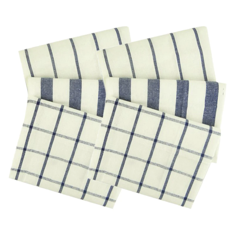 

Классические кухонные полотенца, чайные полотенца, хлопковые салфетки, стойкие к пасторальному столу, салфетки для дома, кухонные украшени...