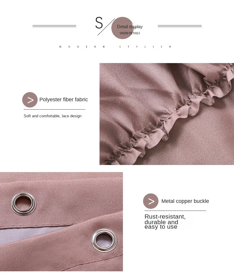 luxury waterproof fabric shower curtain ruffle pink white gray thick bathroom curtain for bathtub with hooks princess decoration free global shipping