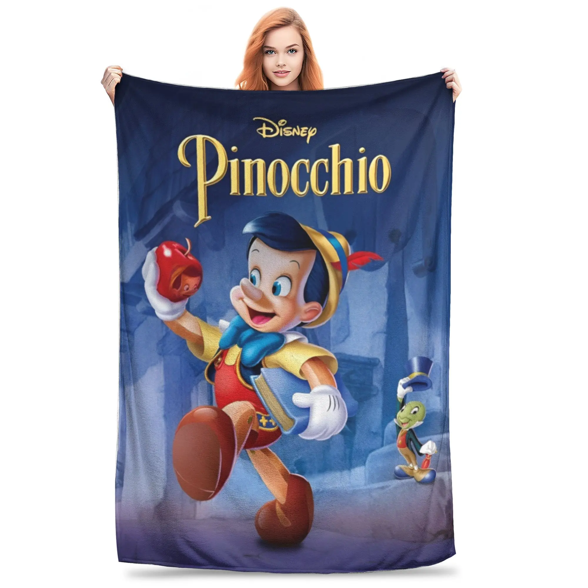 Пиноккио приключения кукольные одеяла мультфильм фланель потрясающее теплое