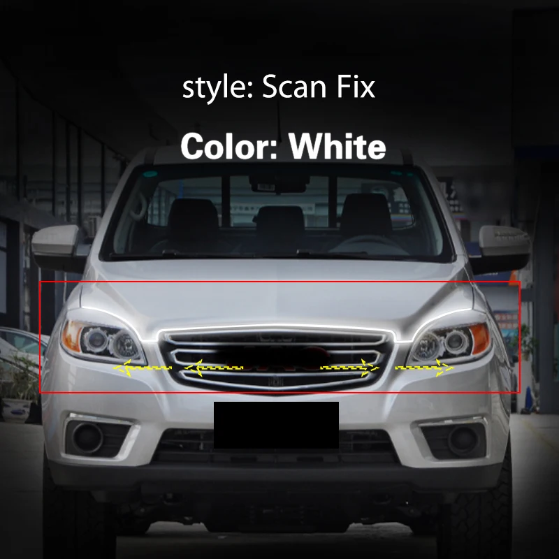 

Автомобильный мигающий 1 шт. сканирующий стартер DRL для JAC Shuailing T6 2015-2022 светодиодный DRL дневные ходовые огни дневной свет противотуманная полоса 12 В