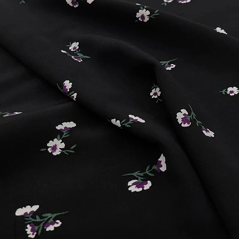 

Женская хлопковая юбка-Ципао с принтом в виде цветка, ширина 150 см