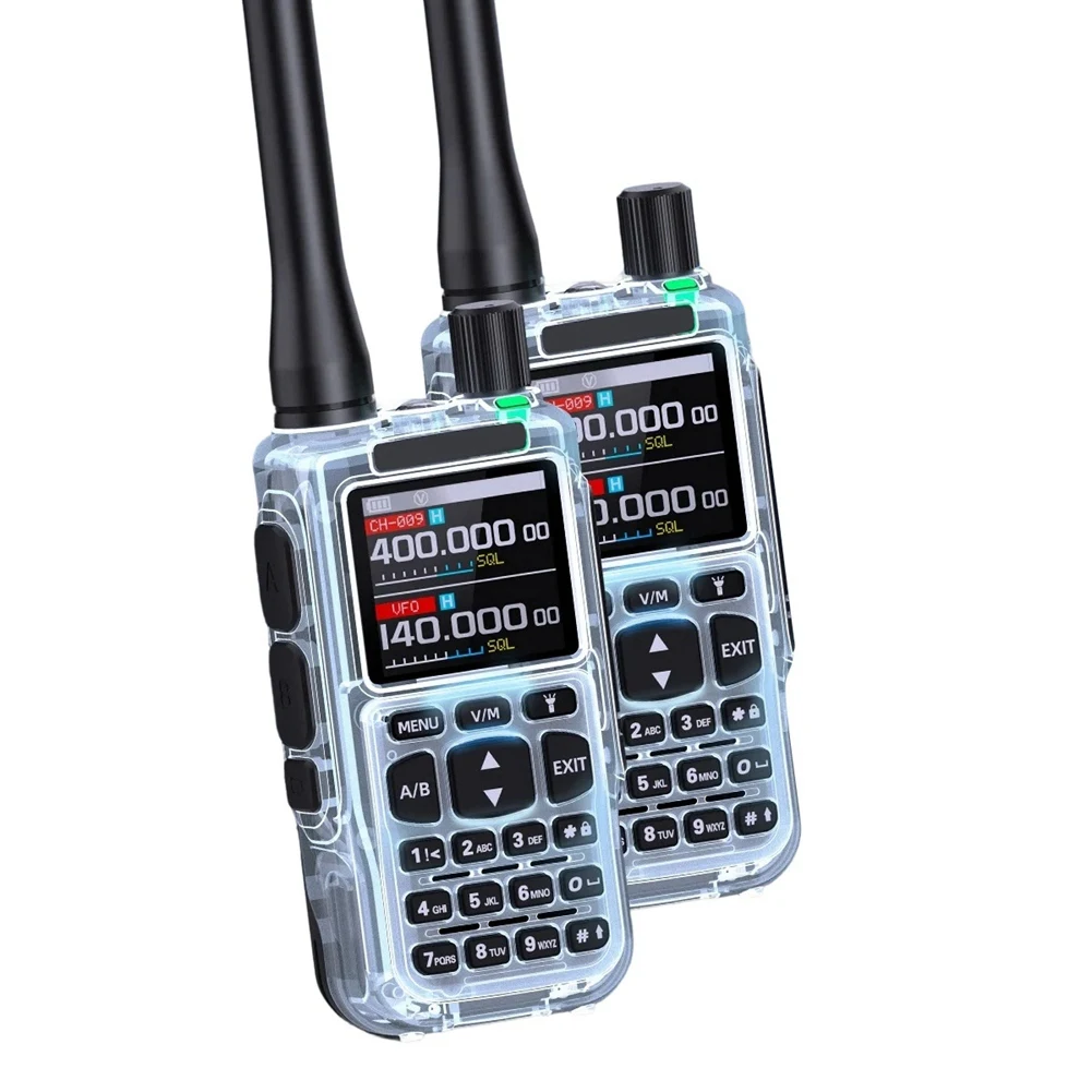 Фото 【A75T】 2 шт. Мини-рации с двойным PTT, программирование через Bluetooth-приложение, AM/FM/NOAA, зарядка Type-C, обновленная версия UV-5R, мини-радиостанция для любительской связи №4
