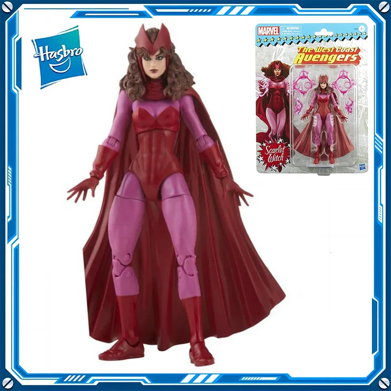 

In Stock Hasbro Marvel Legends Wanda Vision Scarlet Witch 6inch PVC Anime Figure Action Figures Model Toys