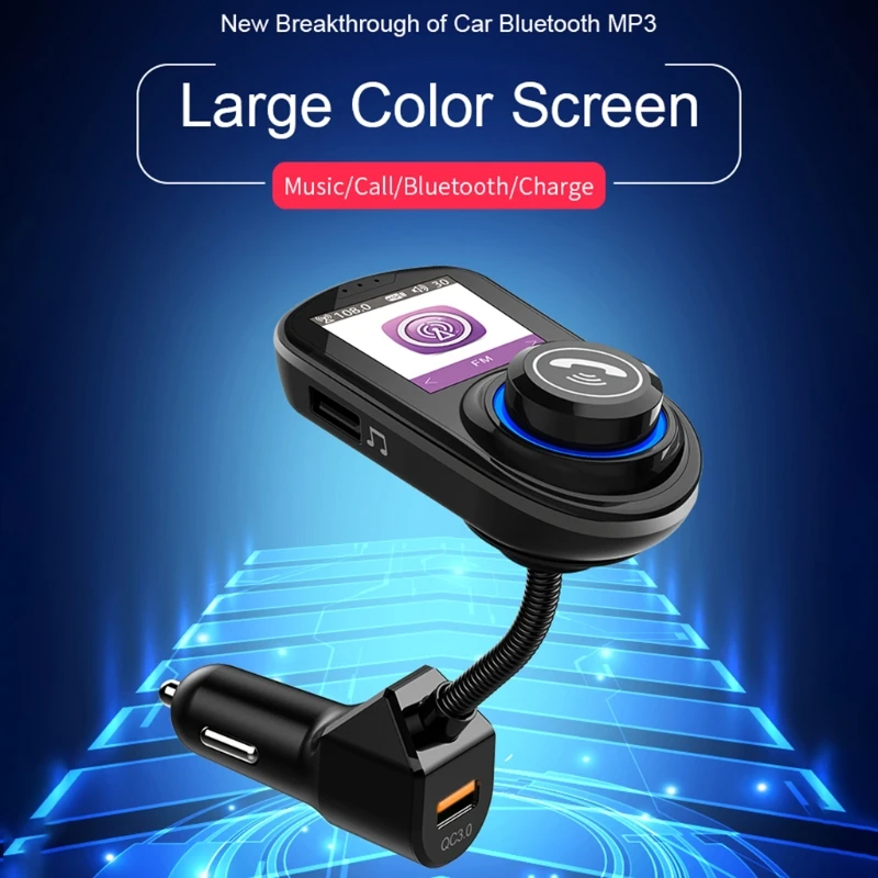 

Brand New And High Quality Bluetooth-compatible Car FM Transmitter MP3 Player