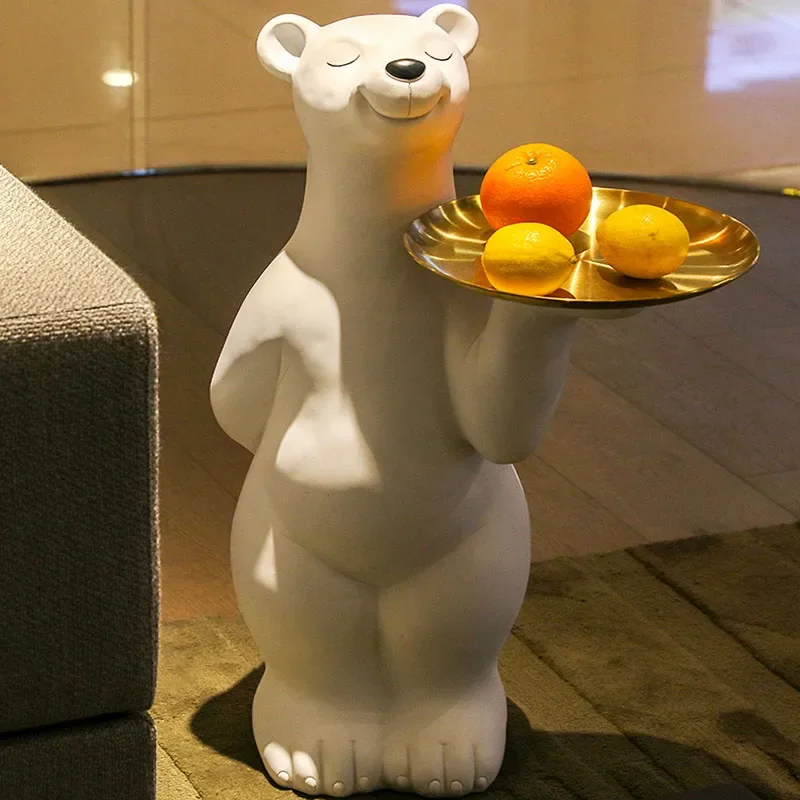 Фигурки для домашнего декора большой полярный медведь украшения приземления