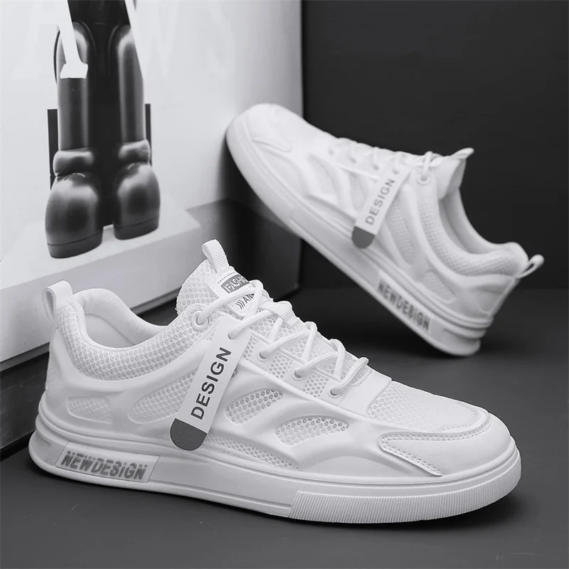 Новинка 2023 мужская обувь Весенняя дышащая женская белая Мужская универсальная