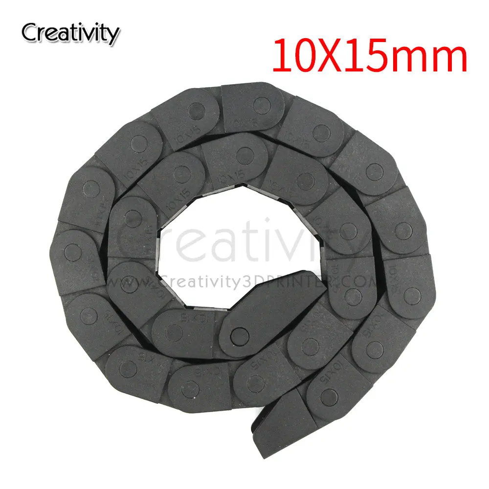 

Creativity Cable Chains 10*15mm Bridge Type Non-Opening Plastic Towline Transmission Drag Chain For Machine 3D Printer Parts