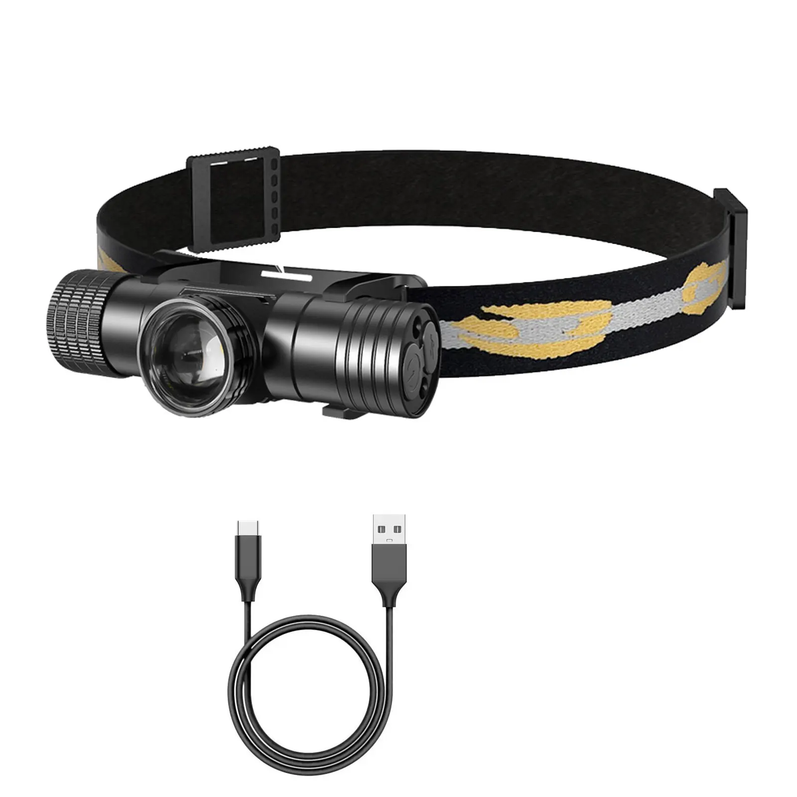 

Индукционный налобный фонарь ANYIGEDEJU USB-C