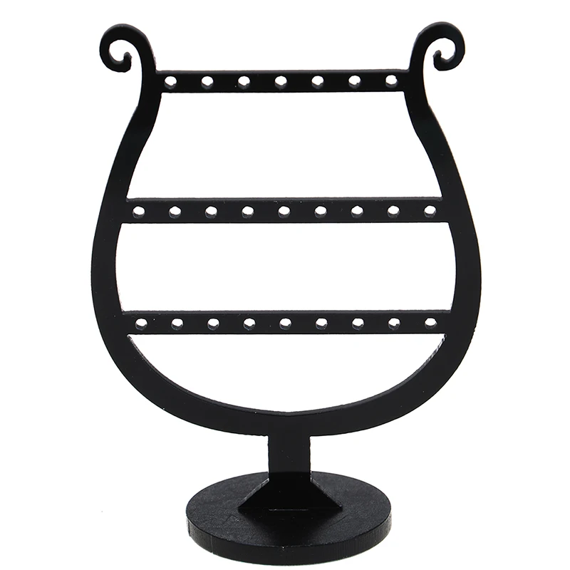 

1Pc 2in1 Stud 25Hole Earrings Jewelry Box Display Stand Bottle Shape Holder