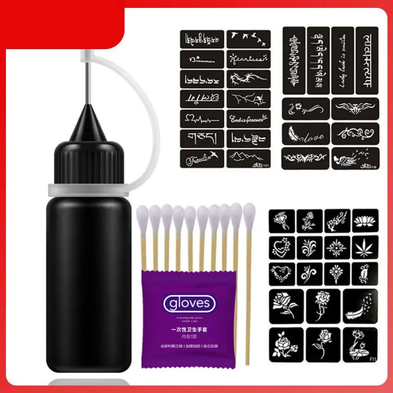 

Водонепроницаемый гель для татуировок «сделай сам», 6 цветов, 10-15 дней