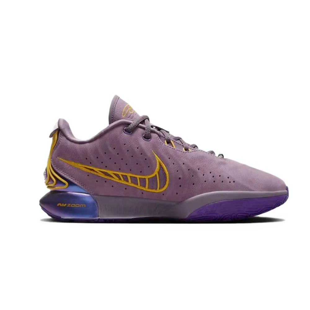 Фото Кроссовки Nike LeBron 21 «Purple Rain» — удобные и универсальные низкие баскетбольные кроссовки с амортизацией из пены, мужские, FV2346-500 №3