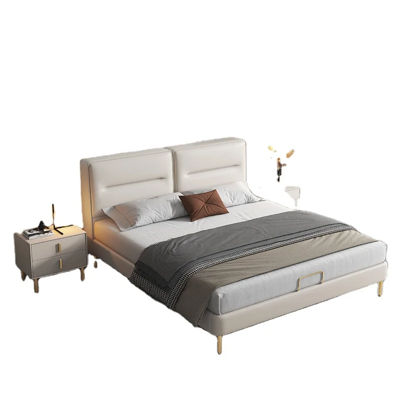 With Drawers Up-holstered Beds For Bedroom